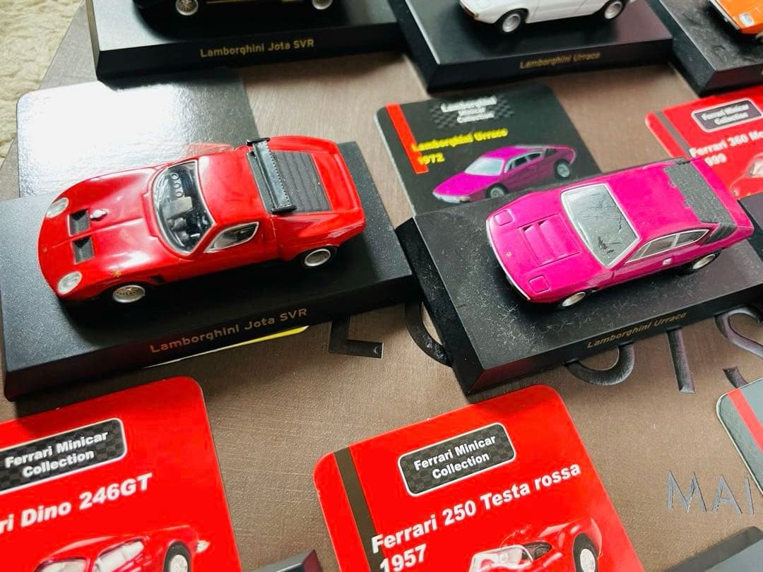 ミニカー ランボル　フェラーリ 22個KYOSHO ダイドーリミッドエディション