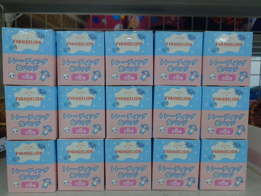新世紀エヴァンゲリオン トレーディング 缶バッジ　15箱　計240個