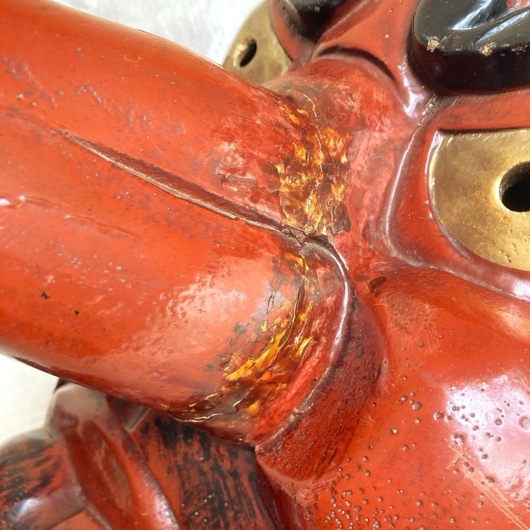 巨大天狗面　骨董　アンティーク