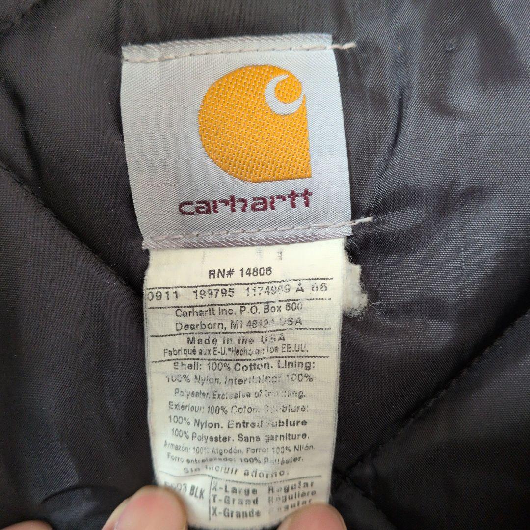 Carhartt トラディショナルコート 黒 RN# 14806