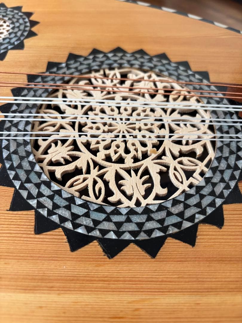 ウード OUD 12弦 リュード　木製 楽器　アラブ楽器　エジプト　弦楽器