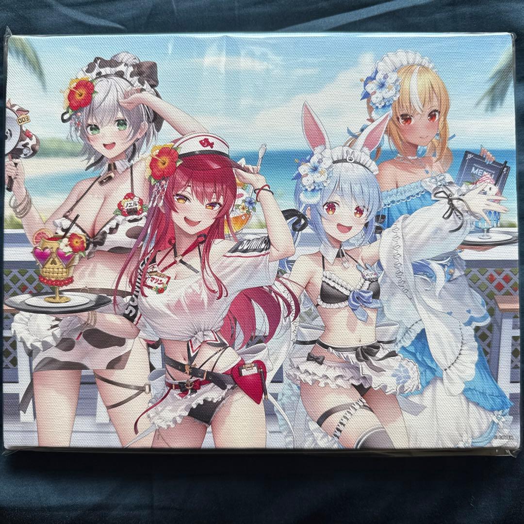 ホロライブ ホロナツ 渋谷TSUTAYA キャンバスボード　3期生