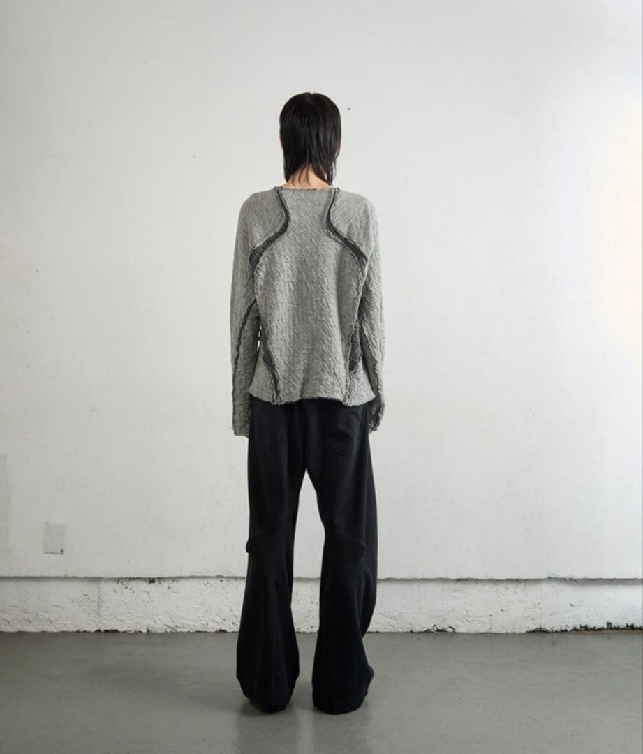 トップス NVRFRGT PANELED LONG SLEEVE T SHIRT