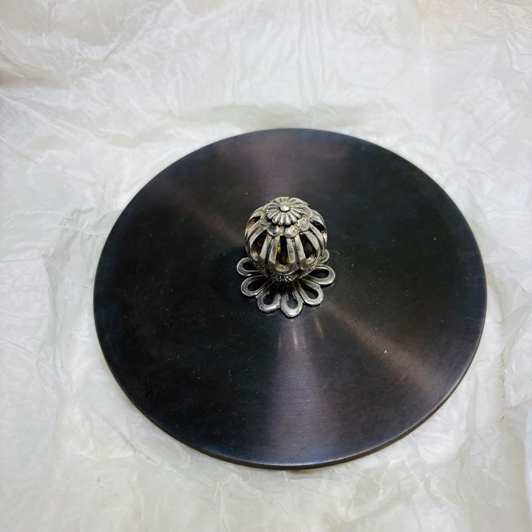 未使用品　釜師　佐藤清光　阿弥陀堂釜　茶道具　茶釜　昭和　名工　山形県