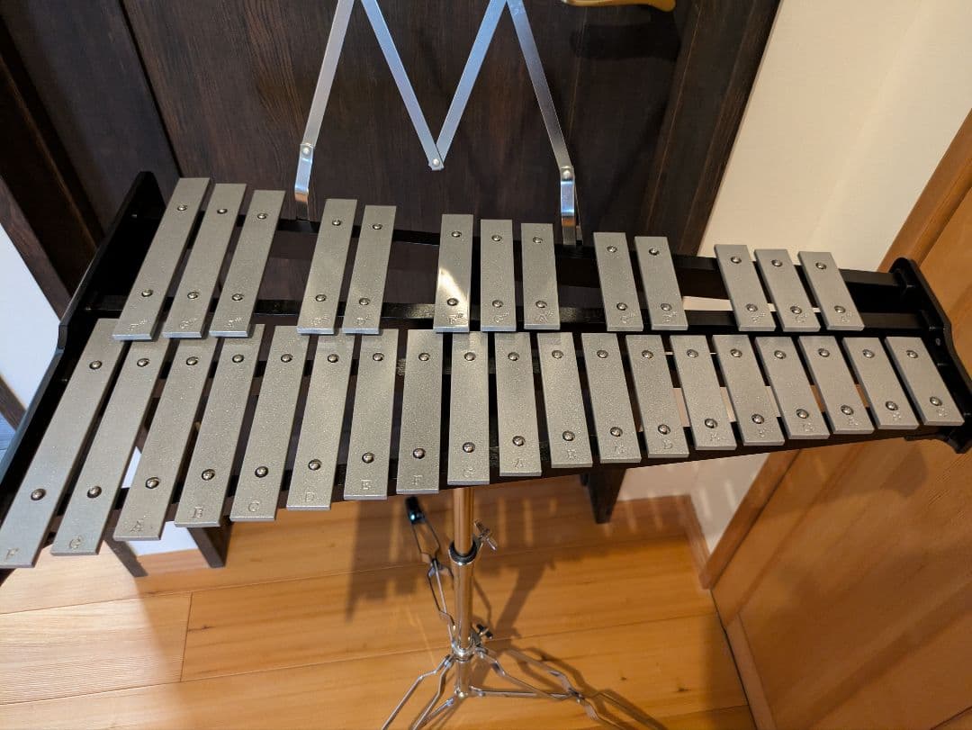 鉄琴 調整可能スタンド付き