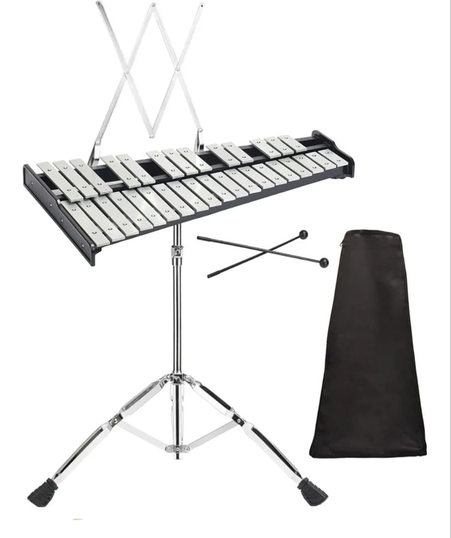 鉄琴 調整可能スタンド付き