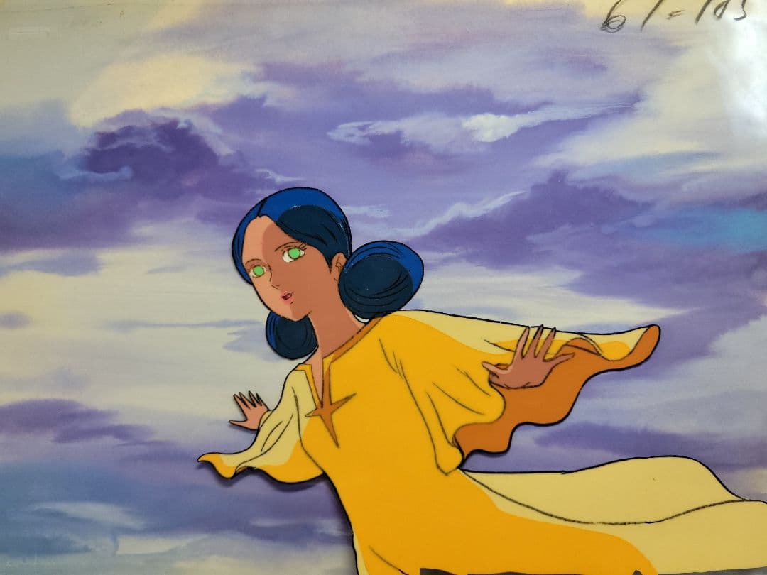 「機動戦士ガンダム」セル画　ララァ・スン　#３４　欠番カット？