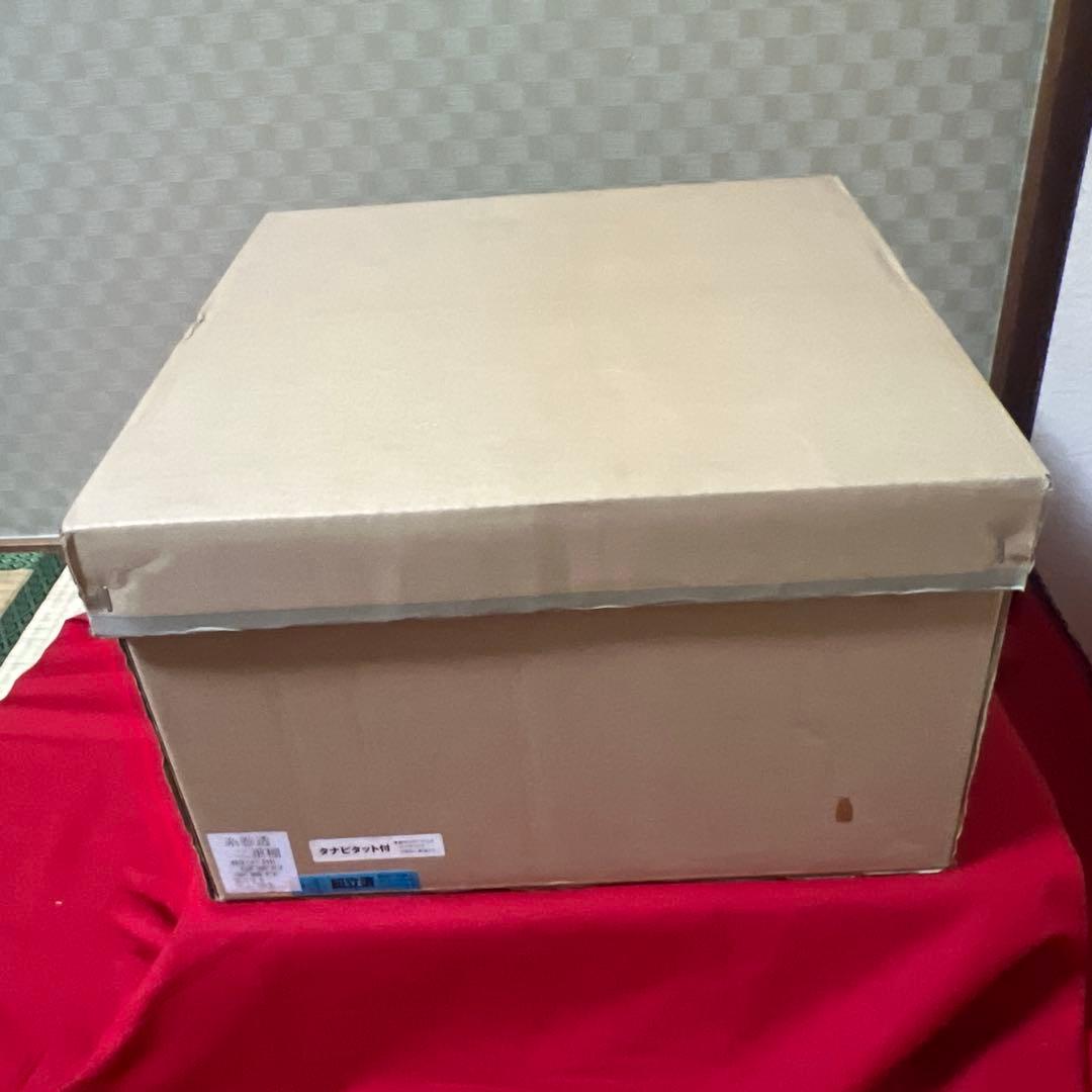 未使用超美品　惺斎好 桐木地 糸巻透二重棚 表千家 茶道具