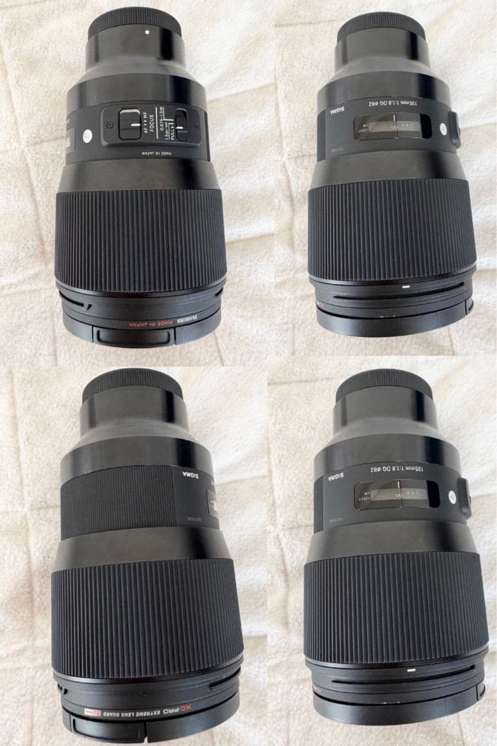 【美品】SIGMA 135mm F1.8 Eマウント フィルター付