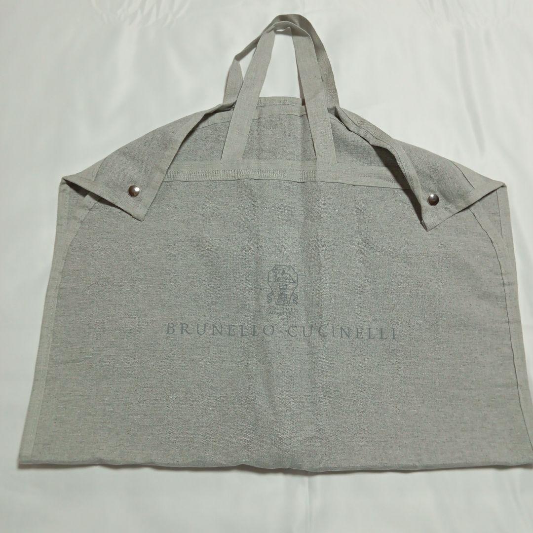 3個 BRUNELLO CUCINELLI ガーメントバッグ グレー