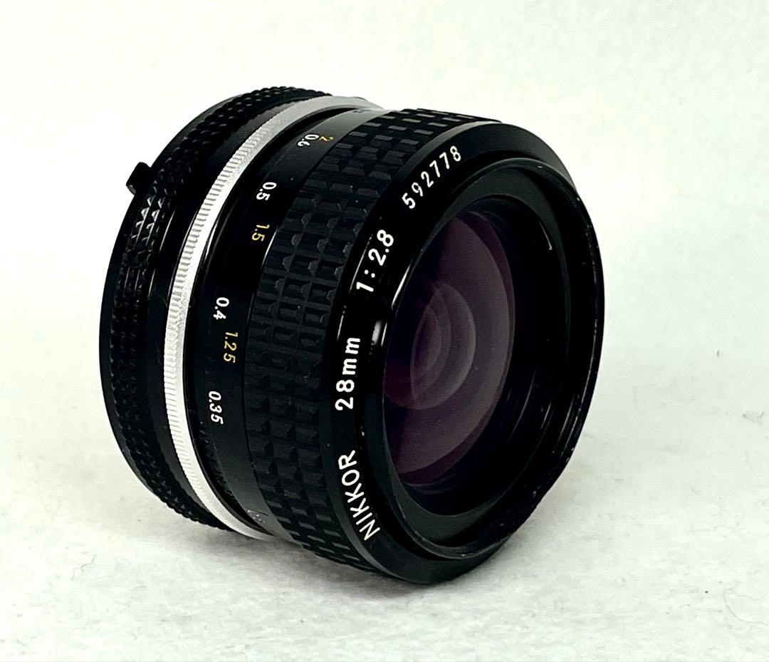 【実用良品】Nikkor 28mm f2.8 Ai 単焦点レンズ00289