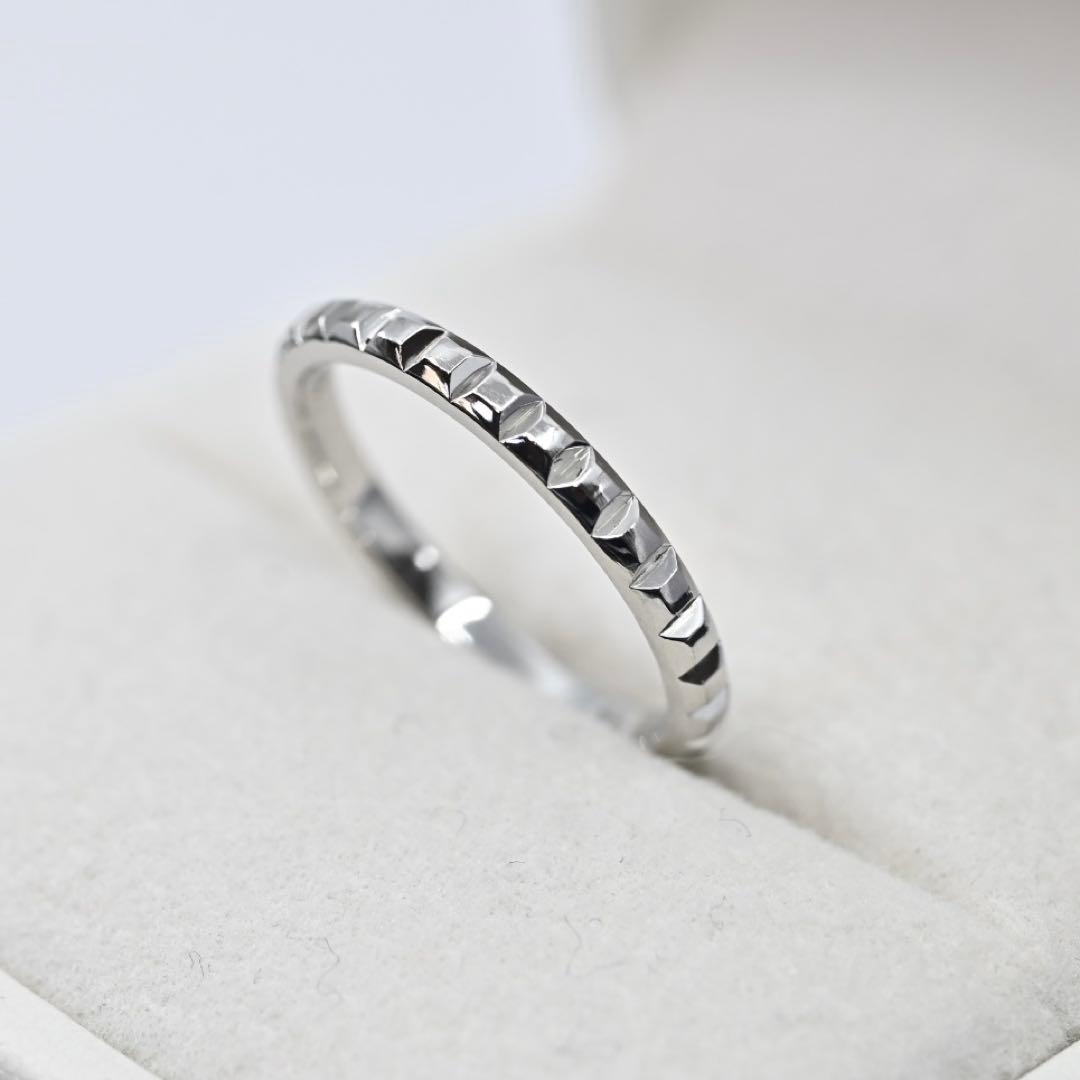 【新品仕上げ済】ブシュロン　　クル　ド　パリ　スモール　リング　950 指輪