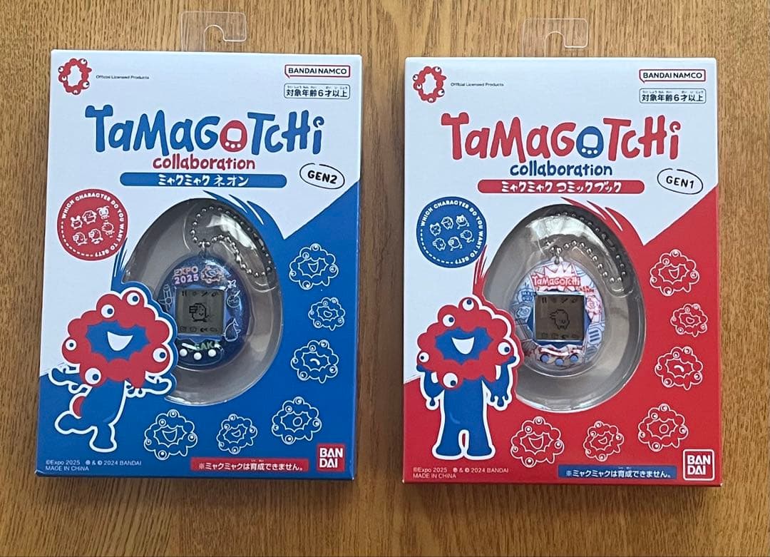 たまごっち ミャクミャクネオン、コミックブック　2種 大阪関西万博コラボ