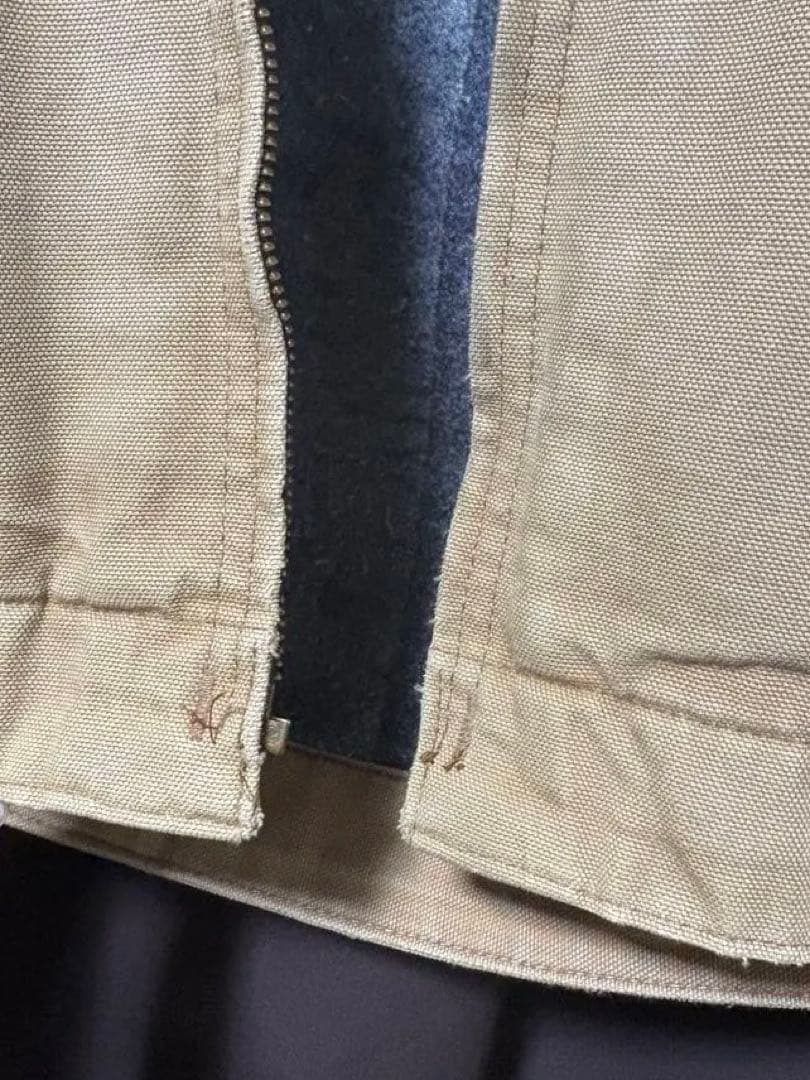 Carhartt デトロイトジャケットサイズ40 希少サイズ 短丈 ジップなし