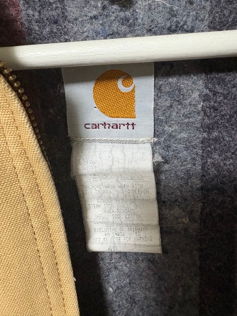 Carhartt デトロイトジャケットサイズ40 希少サイズ 短丈 ジップなし