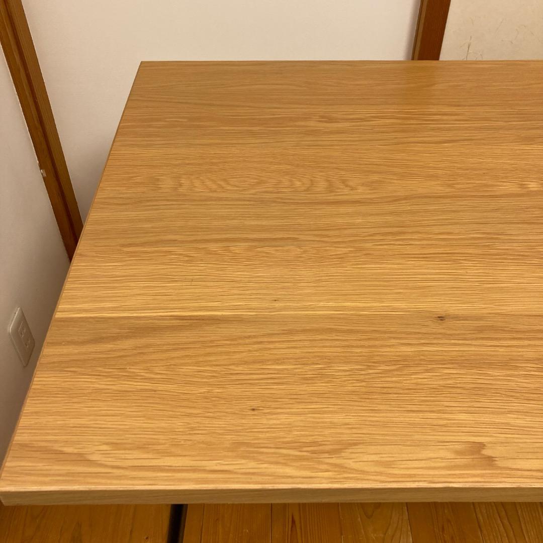 【無印良品】木製折りたたみテーブル　オーク材突板　幅120cm