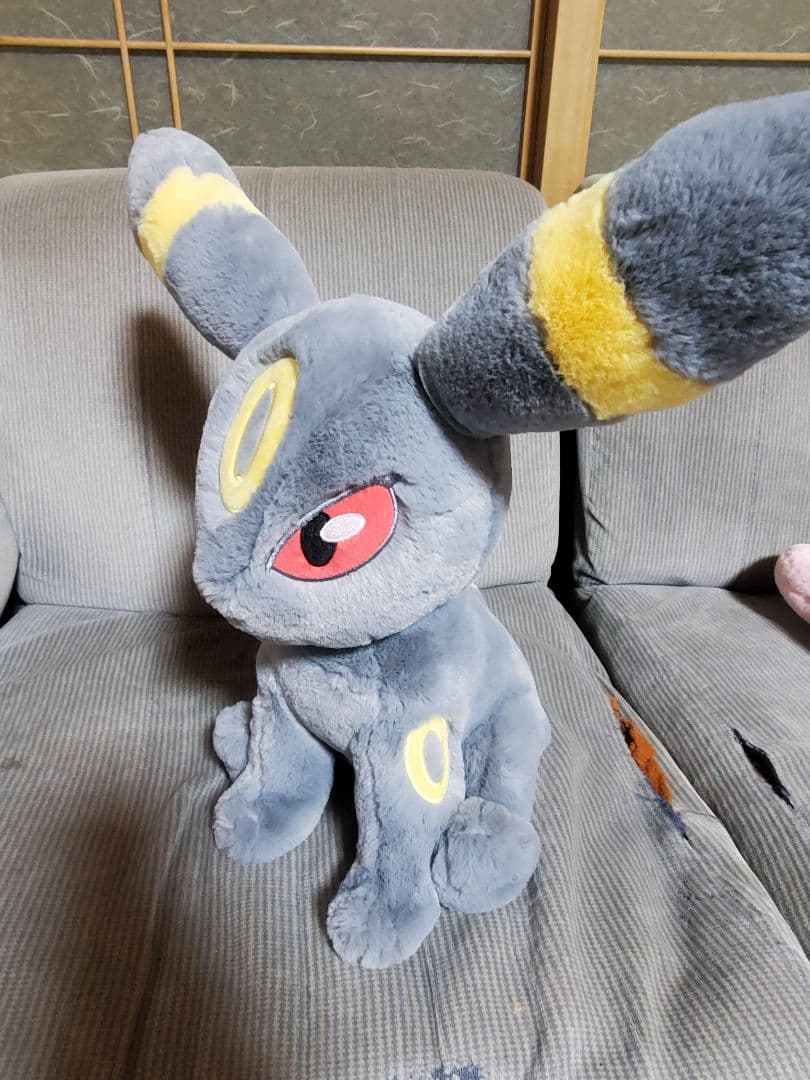 【最終価格】ふわふわ抱きぬいぐるみ　ブラッキー、ニンフィア