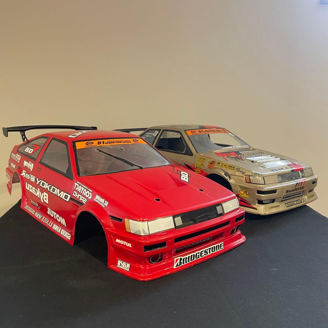 トヨタ　レビン86　ドリフト　1/10 ラジコン　ボディ　トレノ 85