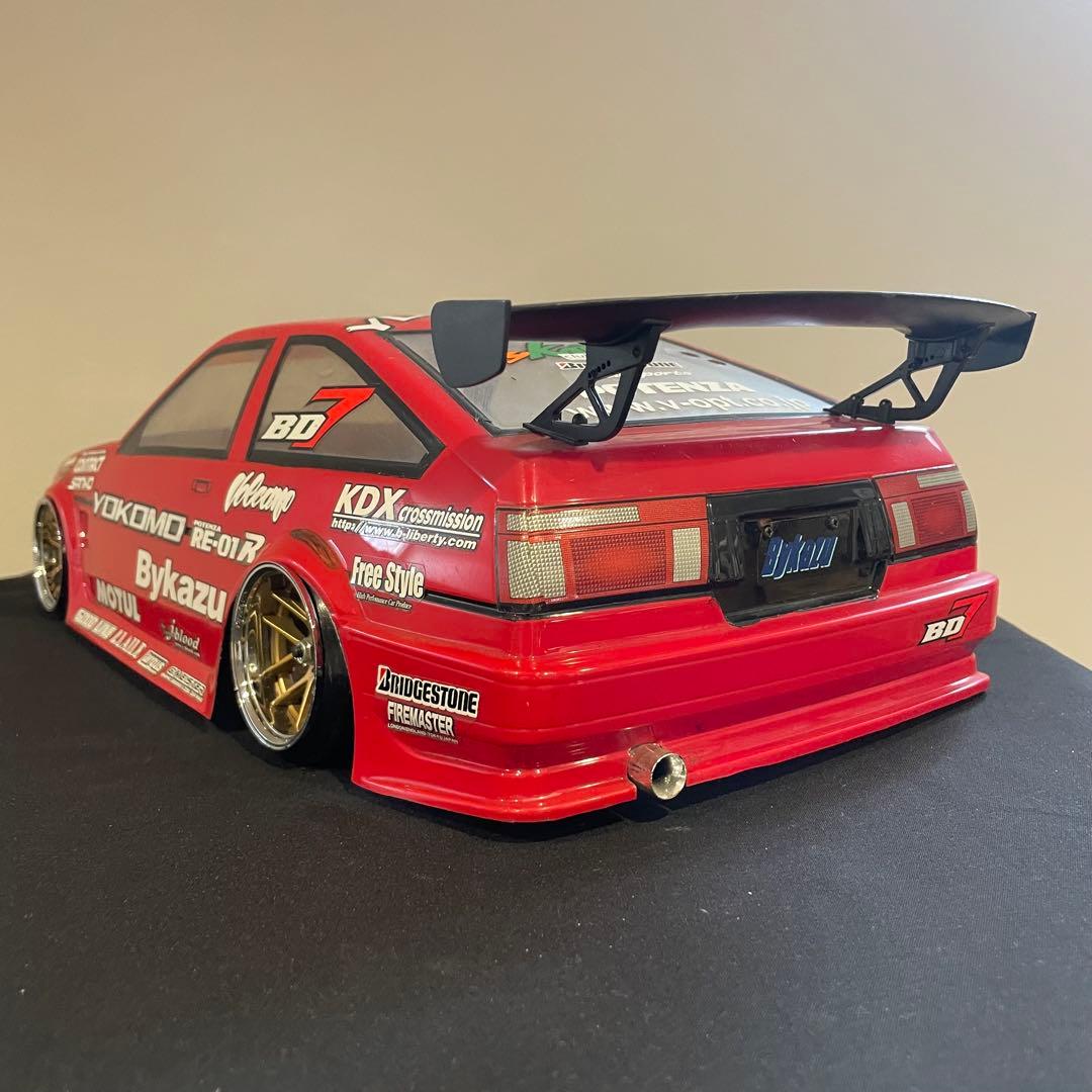 トヨタ　レビン86　ドリフト　1/10 ラジコン　ボディ　トレノ 85