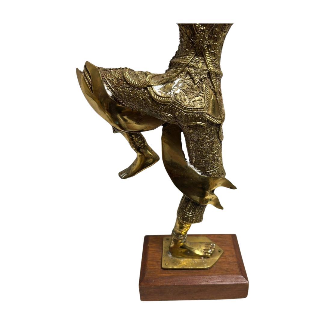 タイ　ラーマキエン王子金属製人物像