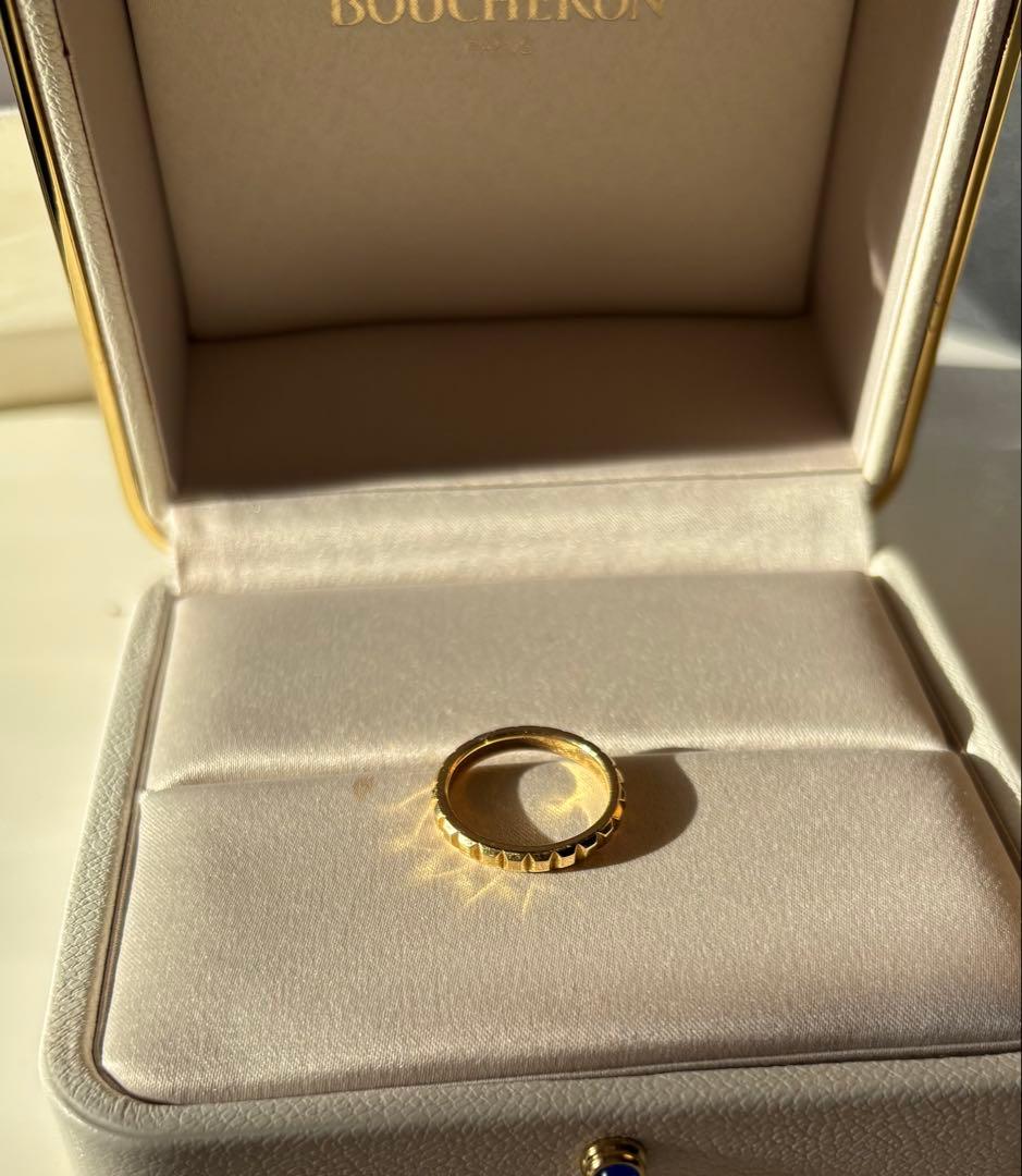 ブシュロン キャトル クルドパリ ミディアム リング 50 イエローゴールド