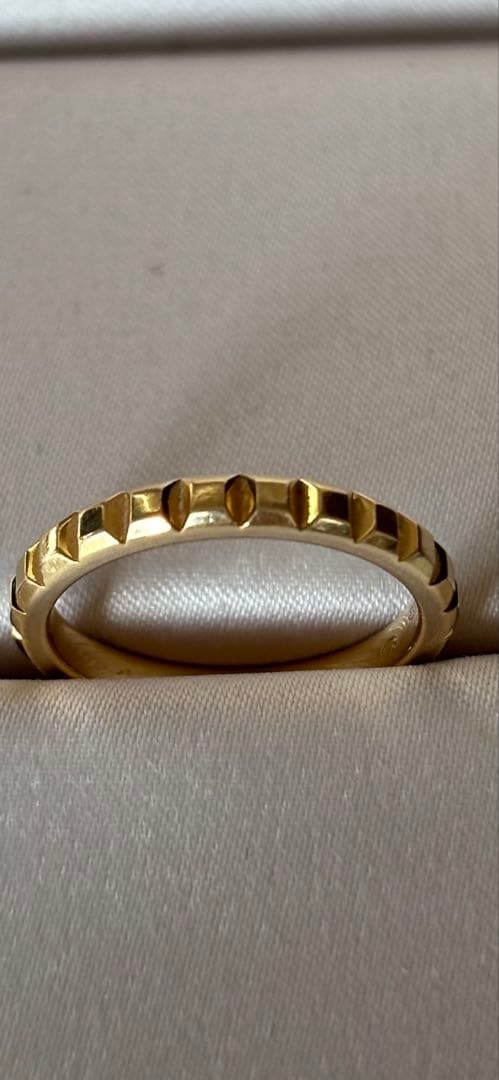 ブシュロン キャトル クルドパリ ミディアム リング 50 イエローゴールド