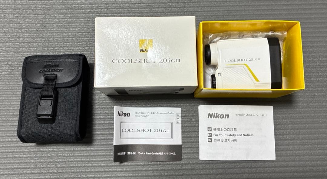 【美品】ゴルフ用レーザ距離計　COOLSHOT 20iG3
