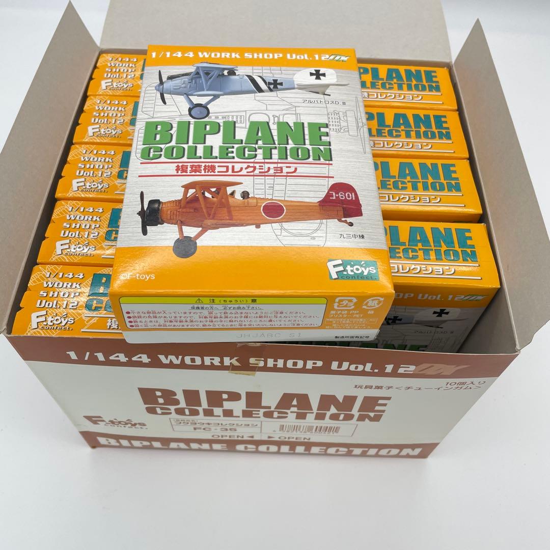 【N6】全12種　エフトイズ　複葉機コレクション Vol.12