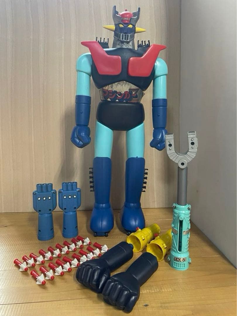 当時物マジンガーZ 約60cm 交換用手 武器パーツ ポピー ジャンボマシンダー