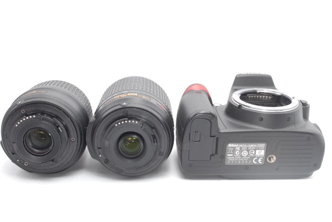 ✨2,876ショット✨Nikon D3000 ダブルレンズ✨初心者向け✨操作簡単