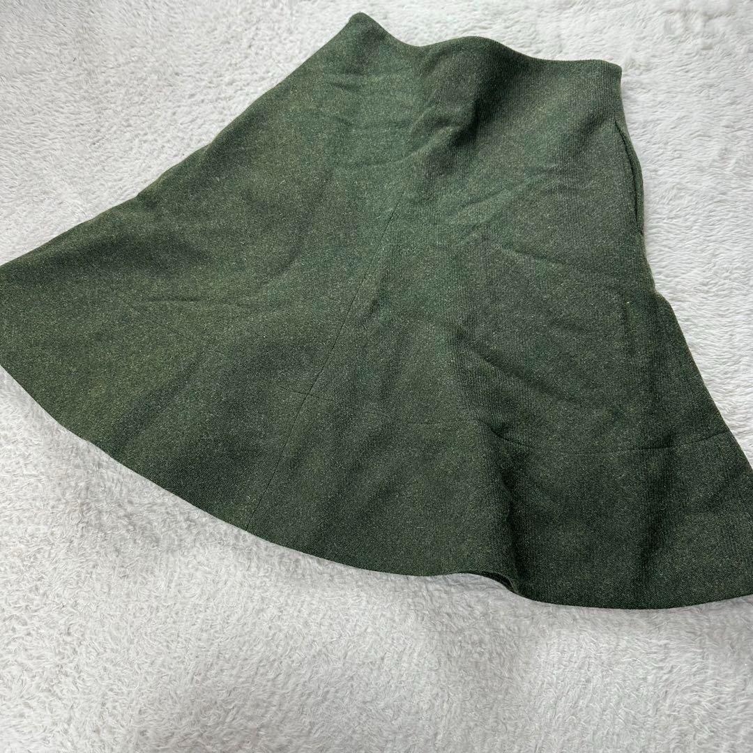 マディソンブルー✨新品タグ付未使用 ウールシルク100%スカート サイズ2