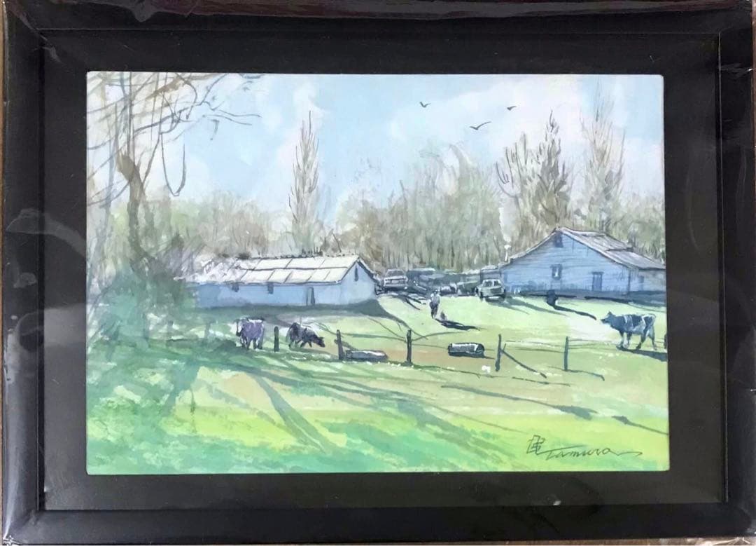 田村誠司 水彩画 全日本美術協会委員作品