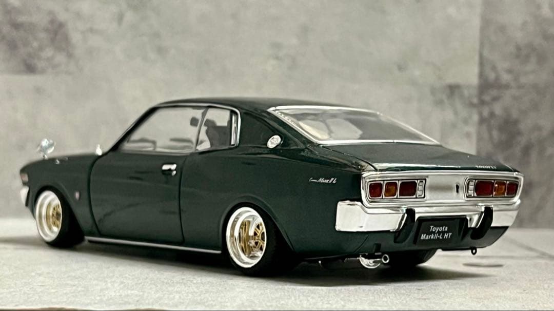 国産名車 1/24 トヨタ マークⅡ HT L カスタム 旧車 ミニカー
