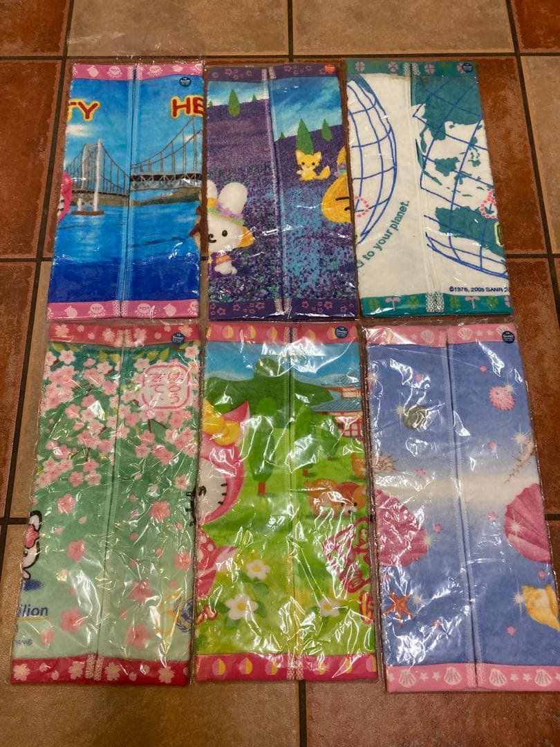 ハローキティハンドタオル愛知万博限定 地域限定品他10枚セット