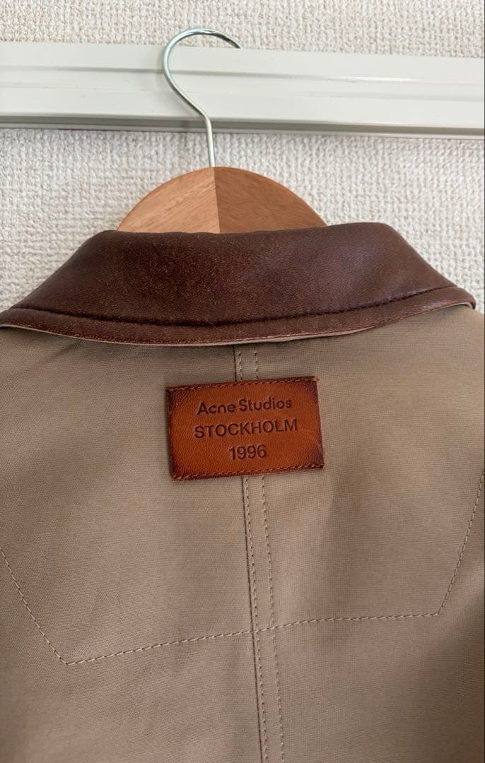 u*7様 Acne Studios ツイルジャケット カーキ 46 正規品 短丈