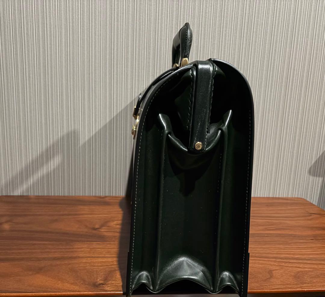 ココマイスター ダレスバッグ モスグリーン 未使用・銀座直営店購入