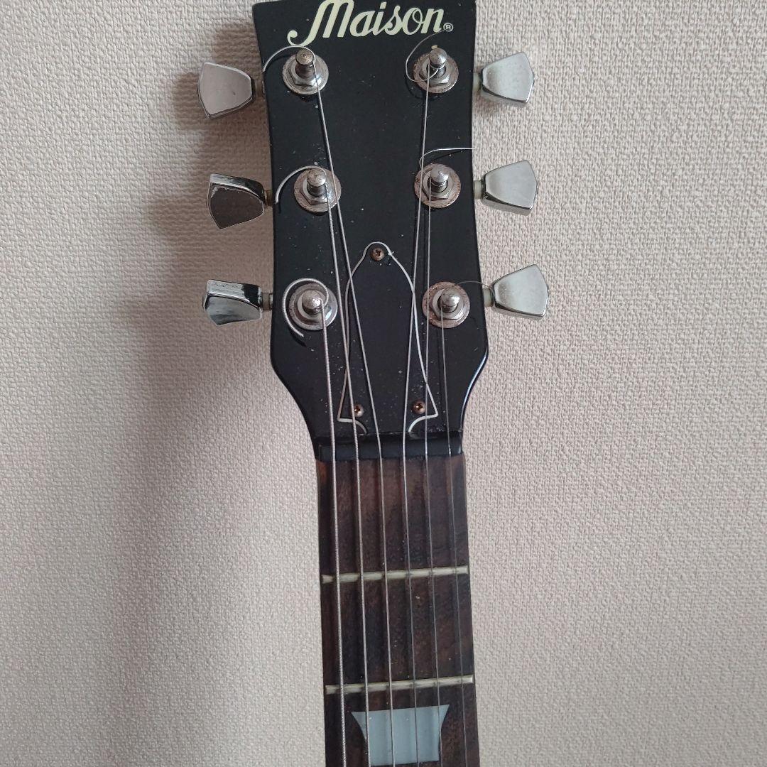 Maison エレキギターブラック Yamaha製ケース付き