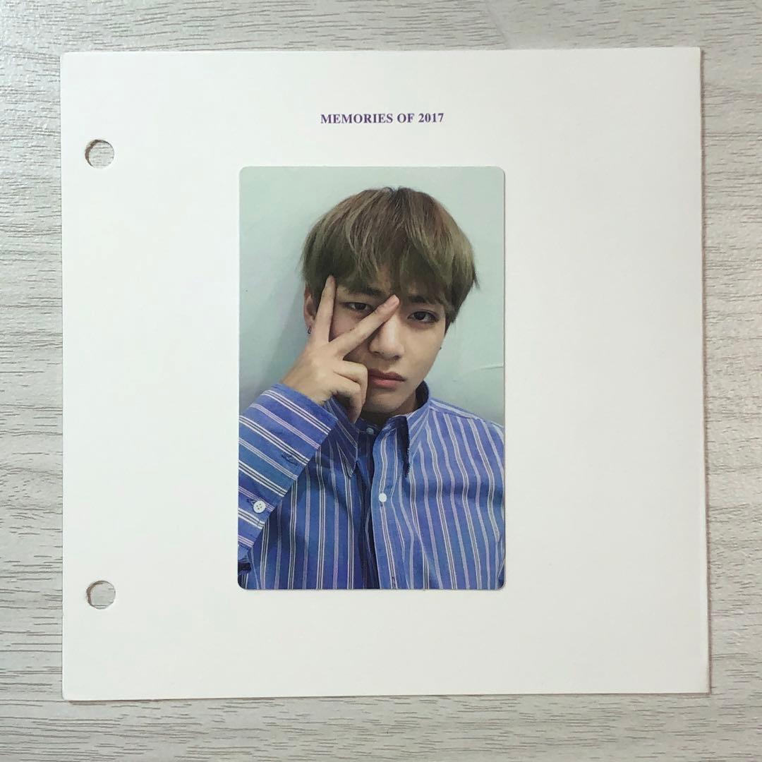BTS Memories2017 テヒョン トレカ