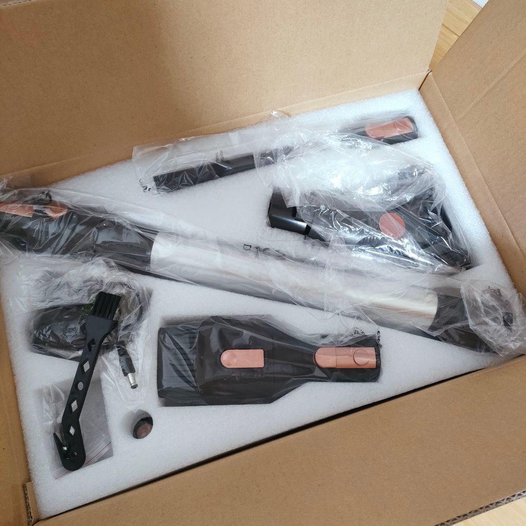 ラスト✨サイクロン 掃除機 コードレス 550Ｗ 3段吸引力 置くだけ充電