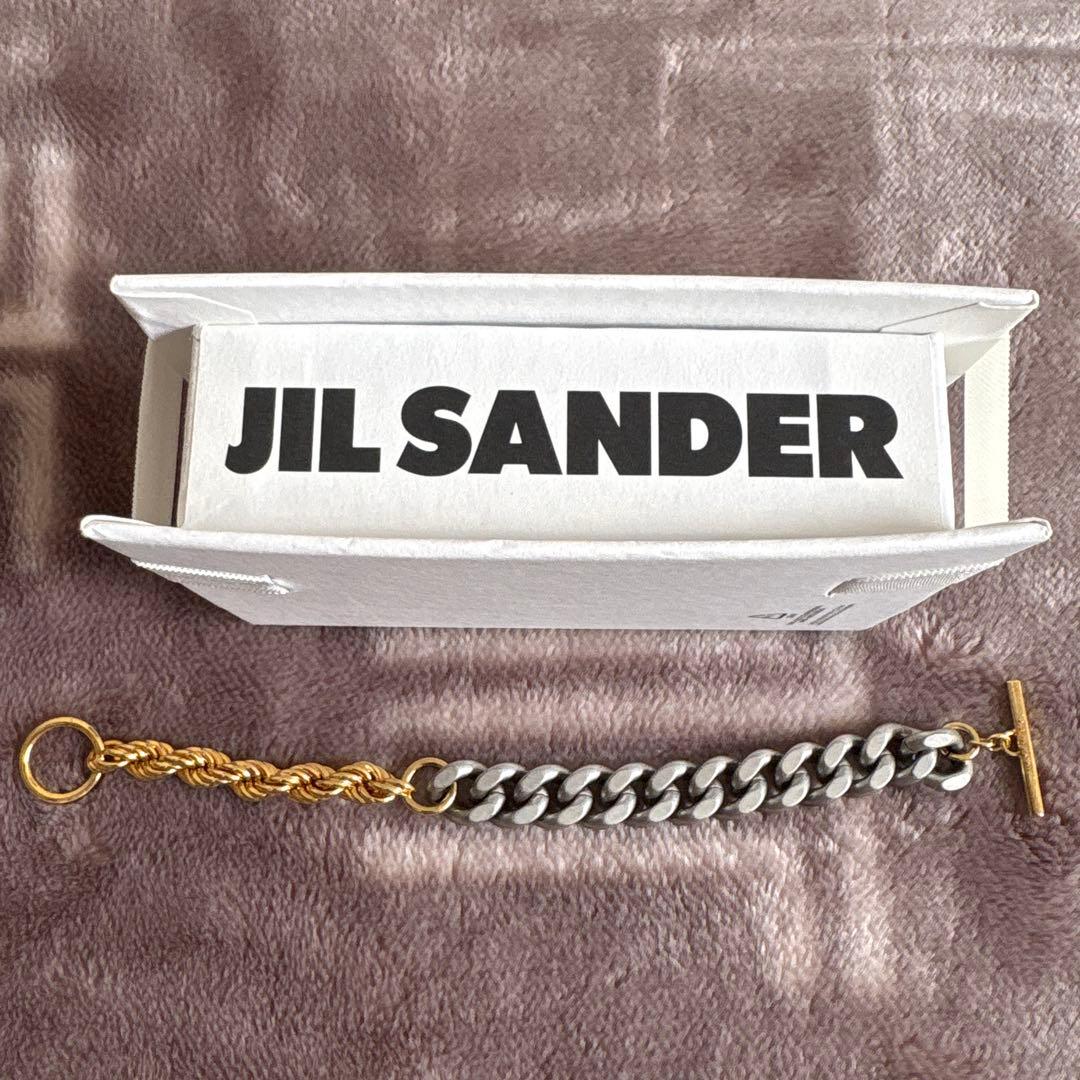 JIL SANDER チェーンブレスレット ゴールド・シルバー