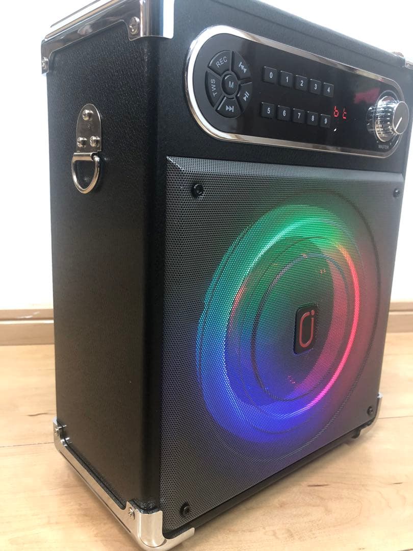 JYX S55カラオケセット ワイヤレスマイク×2 スピーカーBluetooth