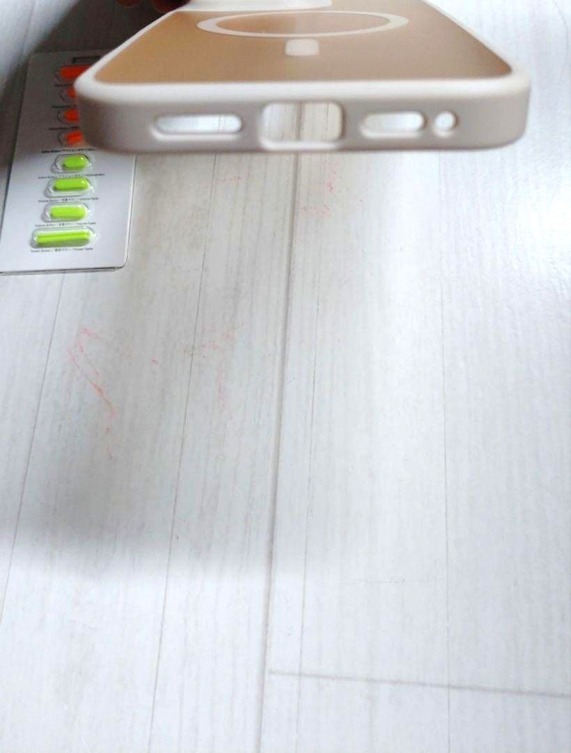 iPhone16ProMax 用 ケース 半透明 ローズピンク