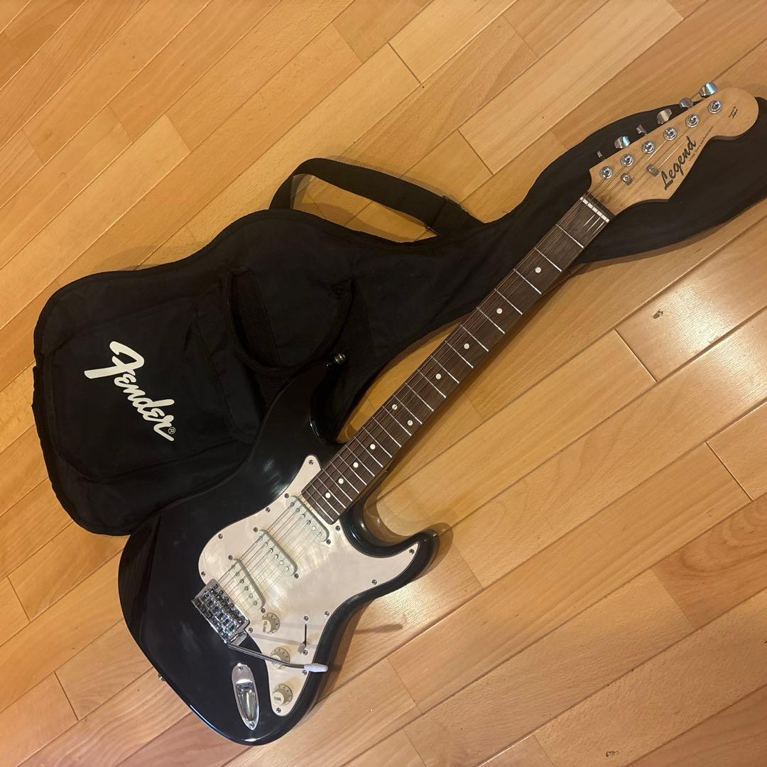 Legend ストラトタイプ アーム付 新品弦張替済 ソフトケース（オマケ）