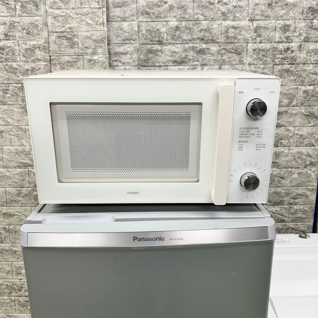 650冷蔵庫　洗濯機　フラットレンジ　3点セット　小型　一人暮らし　格安　きれい