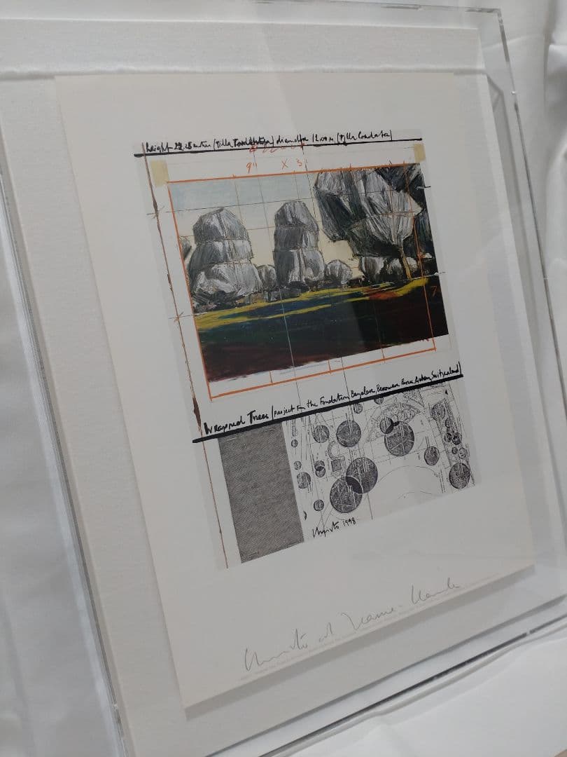 版画 Christo & Jeanne-Claude/Wrapped Trees-1