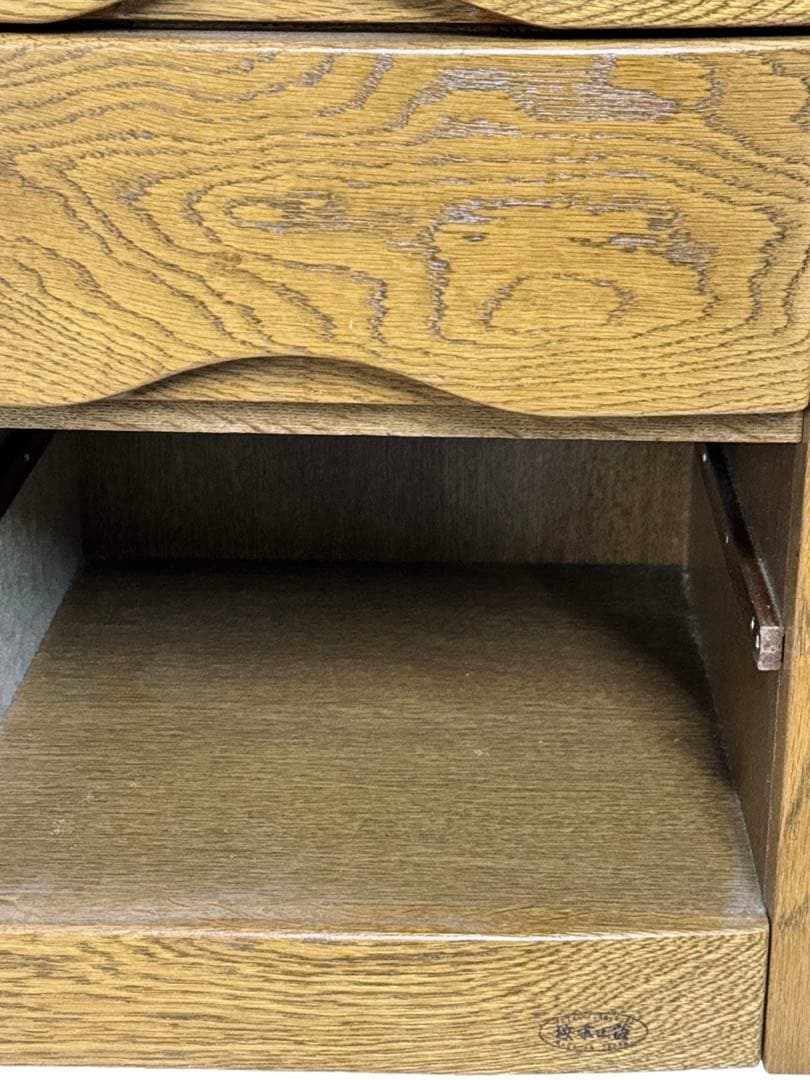 浜本工芸 楢無垢材FAX台 　電話台/リビングボード/サイドボード