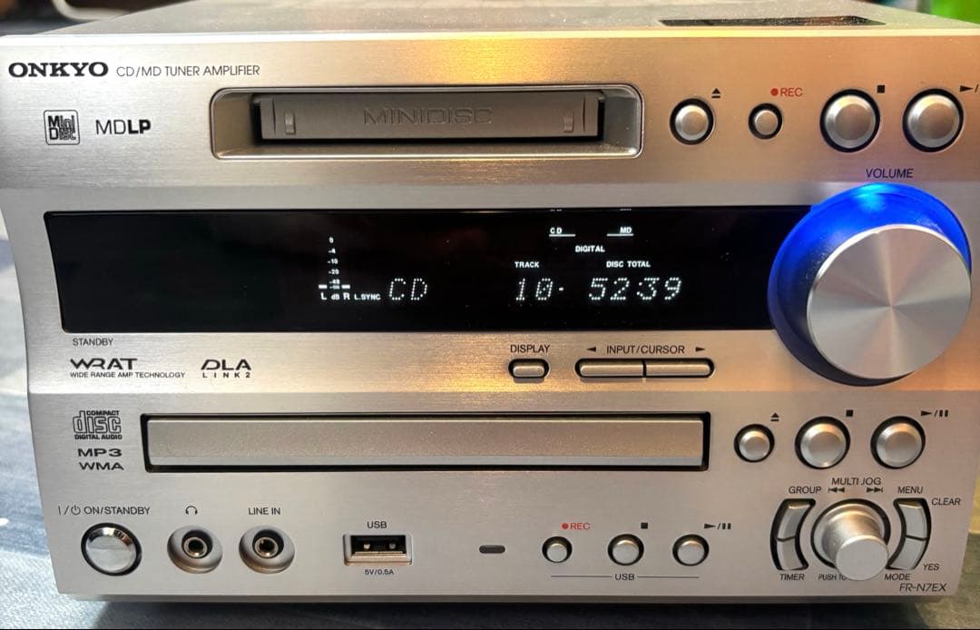 N2253 【動作品】ONKYO FR-N7EX CD/MD/USB コンポ