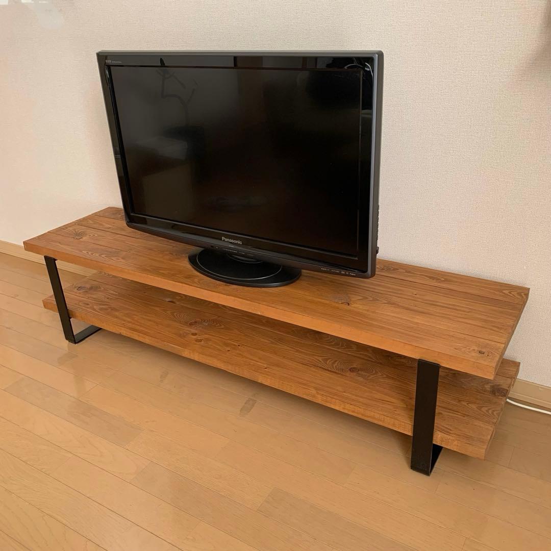 テレビボード アイアンラック ハンドメイド 新生活 木製 観葉植物シェルフ