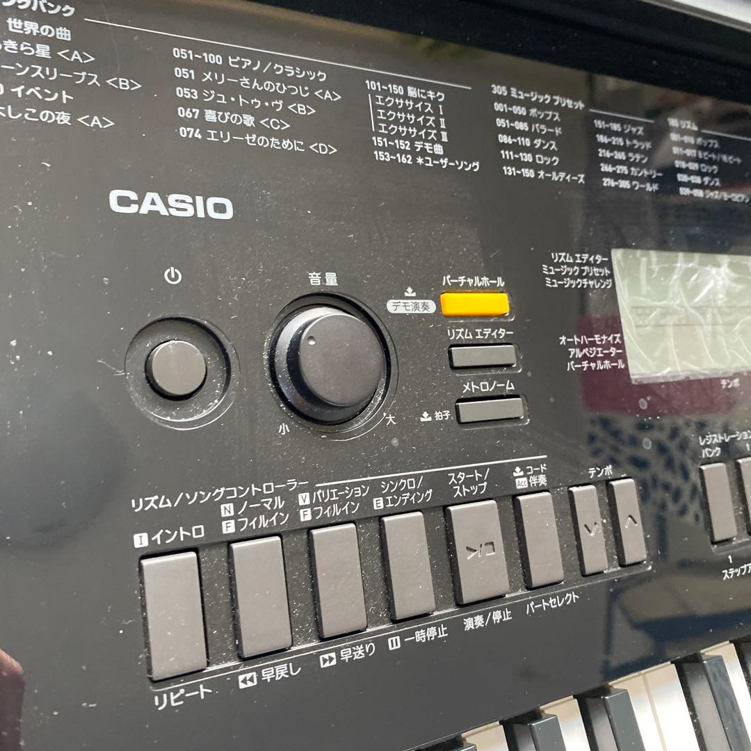 美品！CASIO WK-245 キーボード　電子ピアノ　フットペダル付き！