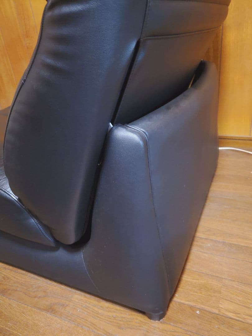 カリモク ZU4219 本革 リクライニングソファー　左右セット　②